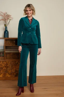 King Louie Broeken|Marcie Pants Uni Fargo Dragonfly Green