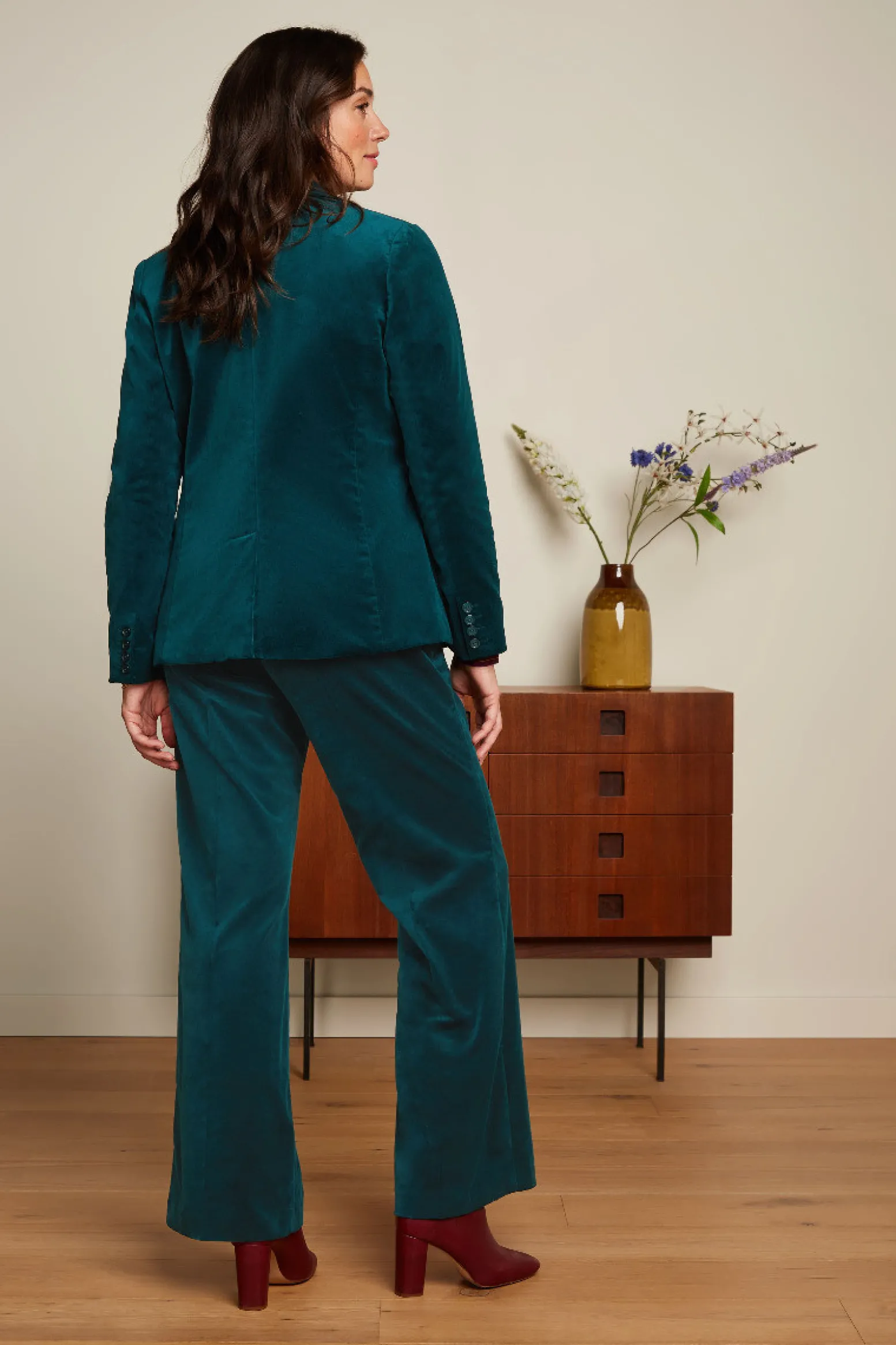 King Louie Broeken|Marcie Pants Uni Fargo Dragonfly Green