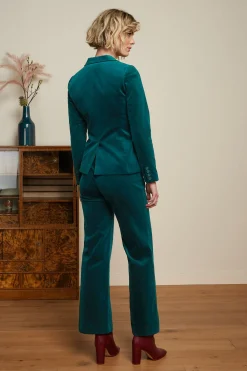 King Louie Broeken|Marcie Pants Uni Fargo Dragonfly Green