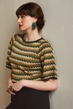 King Louie Tops & Shirts|Maree Top Bruno Posey Green