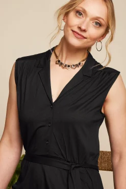 King Louie Jurken|Marianne Dress Ecovero Classic Black