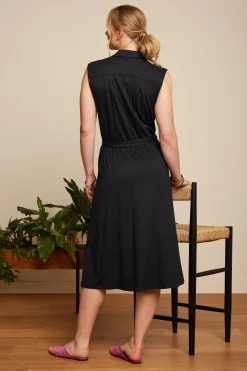 King Louie Jurken|Marianne Dress Ecovero Classic Black