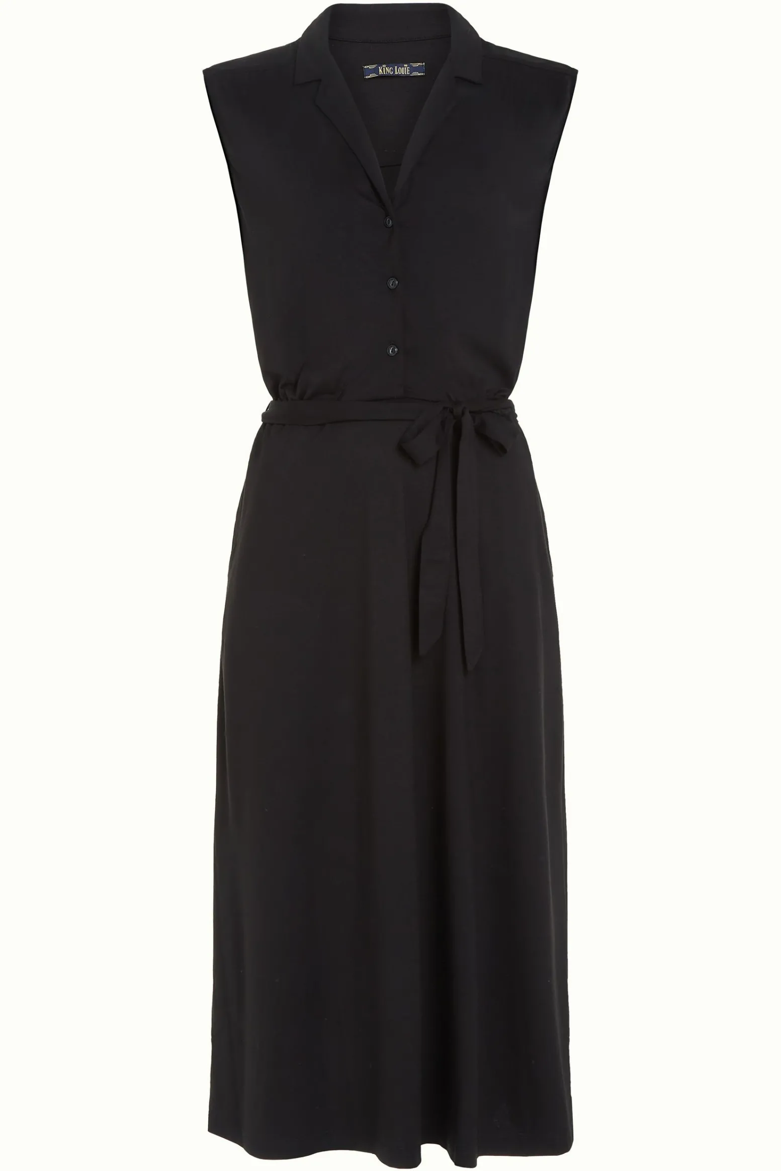 King Louie Jurken|Marianne Dress Ecovero Classic Black