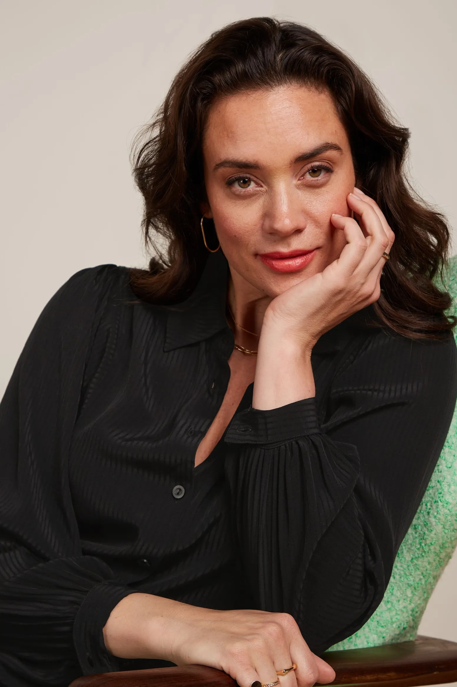 King Louie Blouses|Marisa Blouse Allegra Black