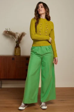 King Louie Broeken|Marlene Pants Brighton Vibrant Green