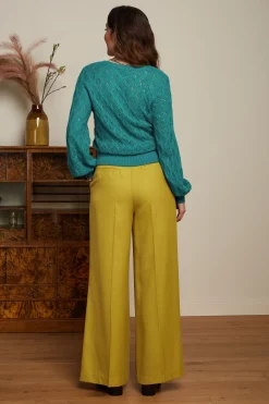 King Louie Broeken|Marlene Pants Brighton Koi Yellow