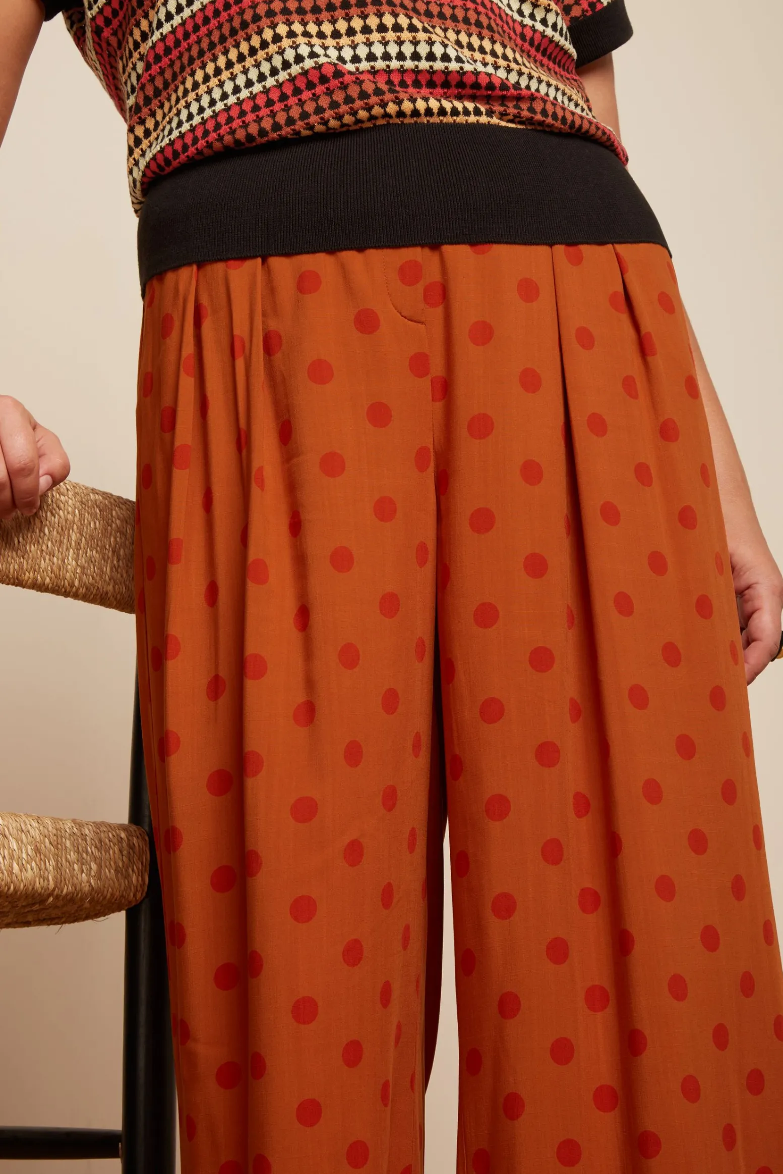 King Louie Broeken|Marlene Pants Melos Caramel