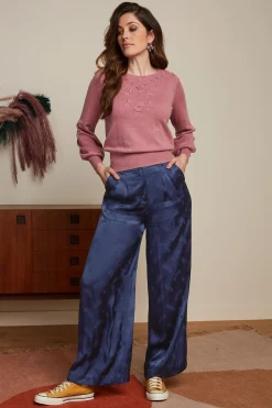 King Louie Broeken|Marlene Pants Rouge Ink Blue