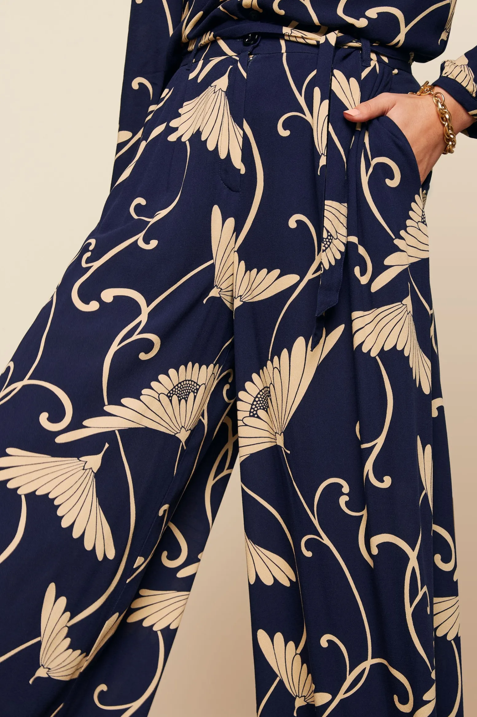 King Louie Broeken|Marnie Pants Pixy Evening Blue