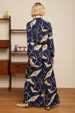 King Louie Broeken|Marnie Pants Pixy Evening Blue