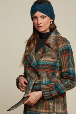 King Louie Jassen & Blazers|Martia Raglan Coat Fitz Check Black
