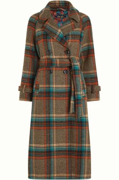 King Louie Jassen & Blazers|Martia Raglan Coat Fitz Check Black