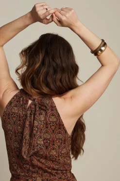 King Louie Jumpsuits|Marty Halter Jumpsuit Mystic Spicy Brown