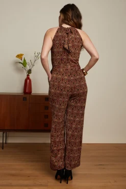 King Louie Jumpsuits|Marty Halter Jumpsuit Mystic Spicy Brown