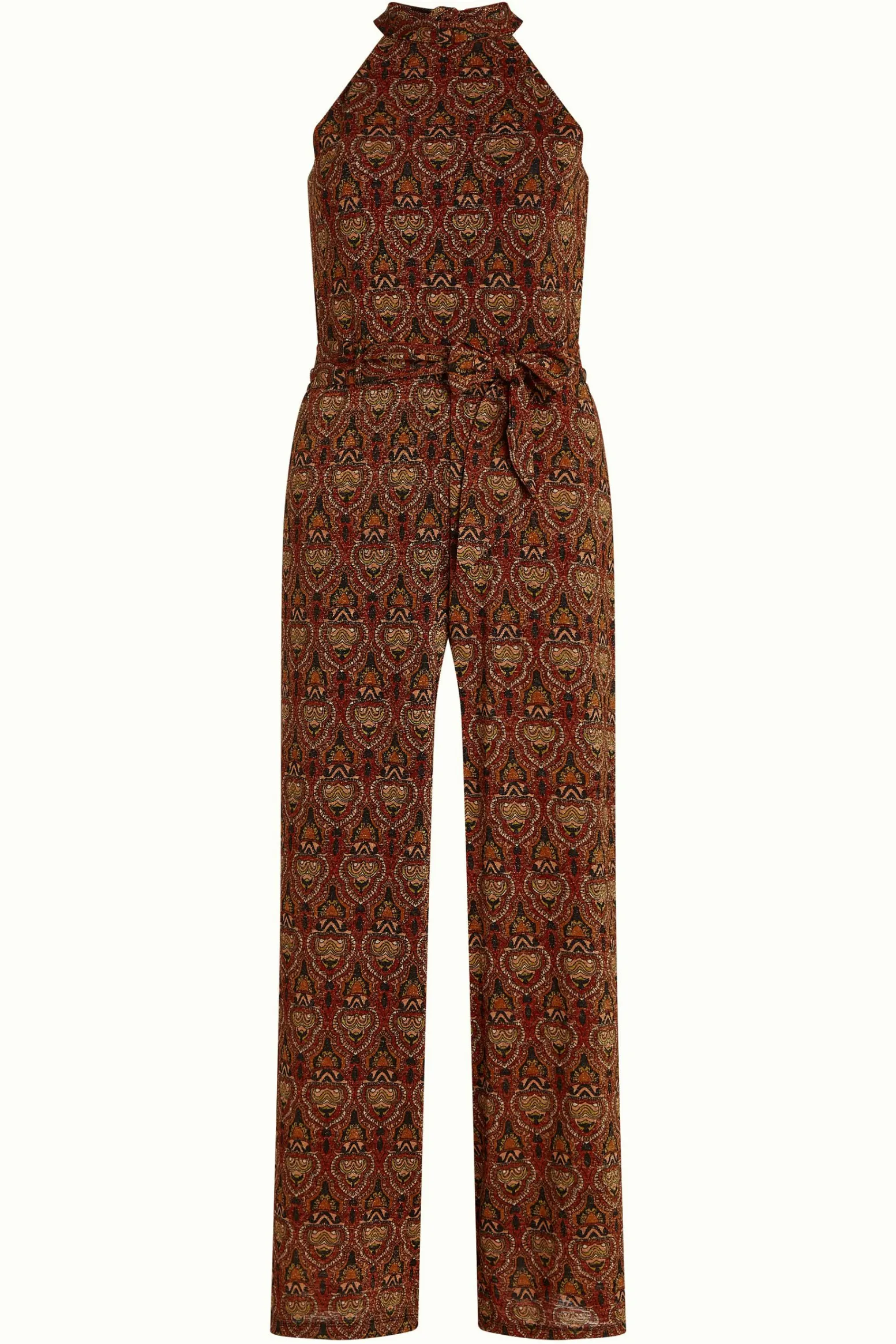 King Louie Jumpsuits|Marty Halter Jumpsuit Mystic Spicy Brown
