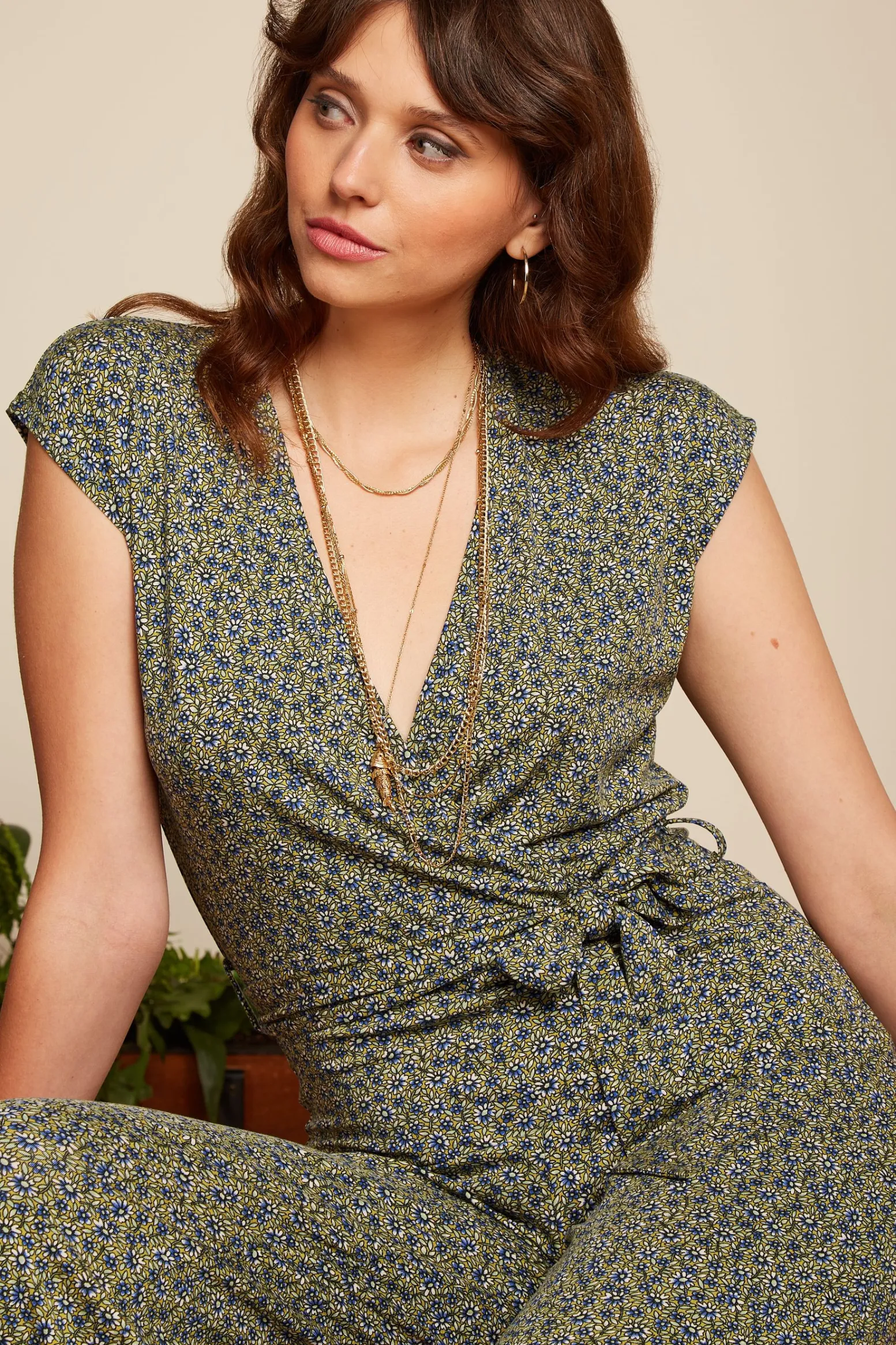 King Louie Jumpsuits|Mary Jumpsuit Marceline Curry Yellow