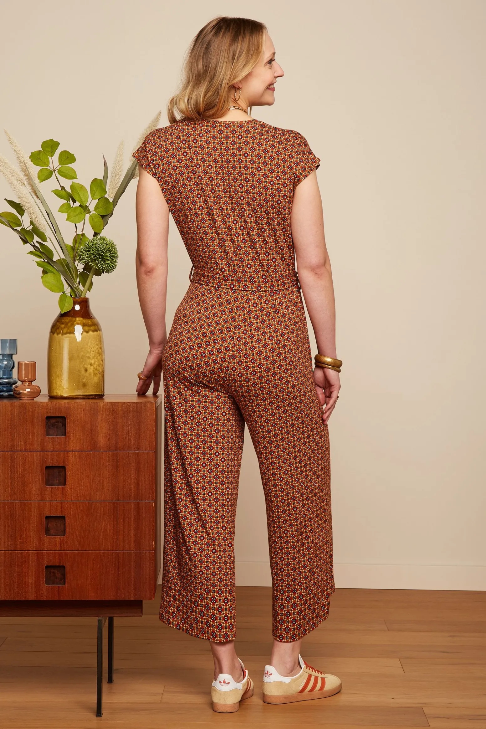 King Louie Jumpsuits|Mary Jumpsuit Miro Jalapeno Red