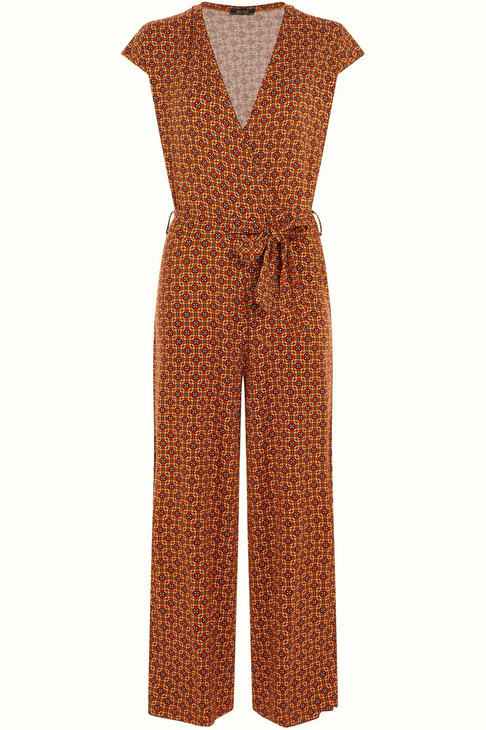 King Louie Jumpsuits|Mary Jumpsuit Miro Jalapeno Red
