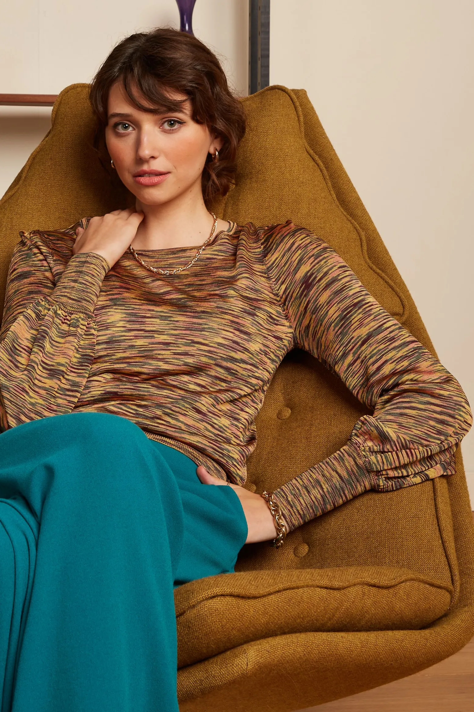 King Louie Tops & Shirts|Maya Top Bobbie Gold