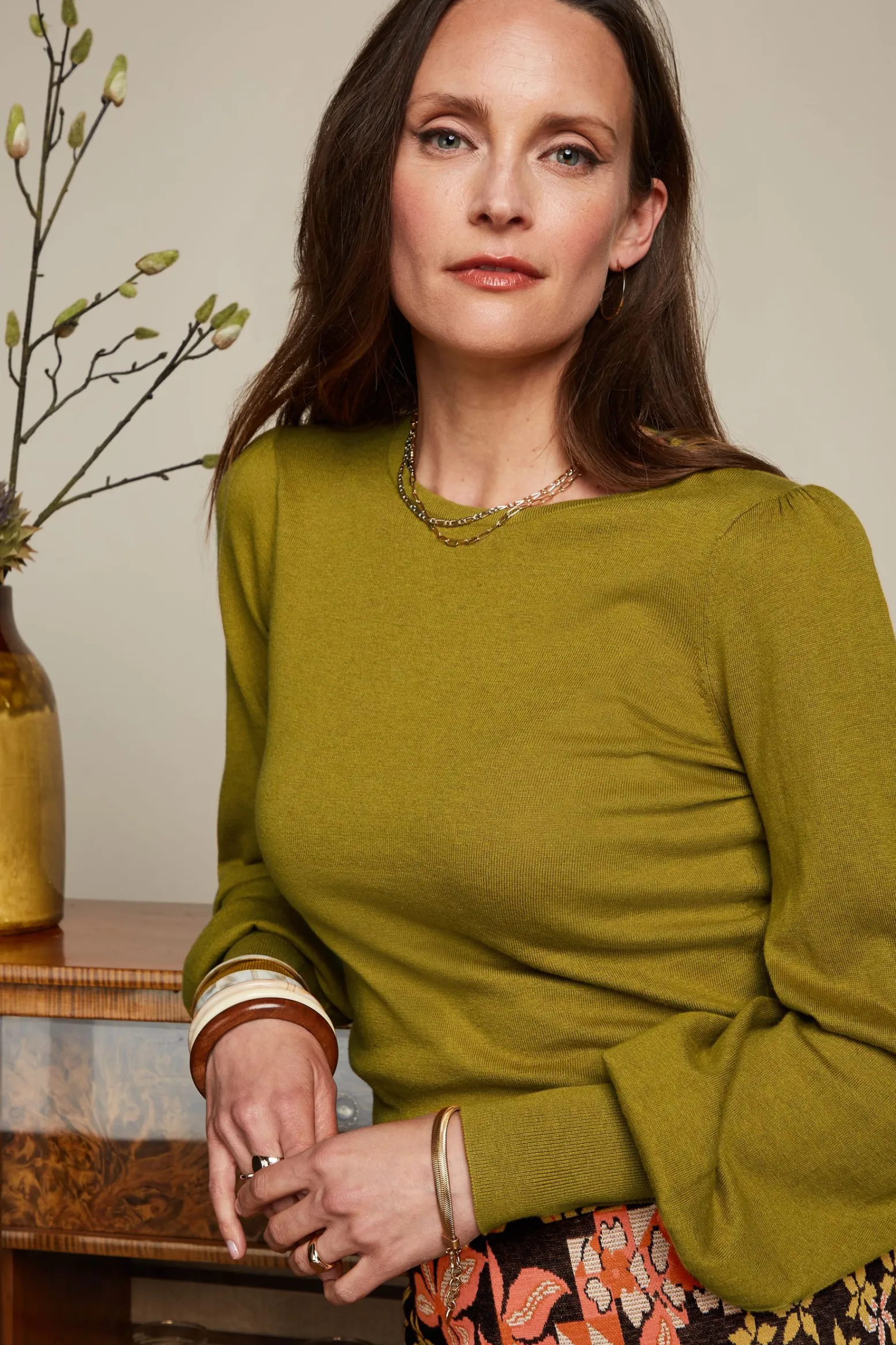 King Louie Tops & Shirts|Maya Top Cocoon Curry Yellow