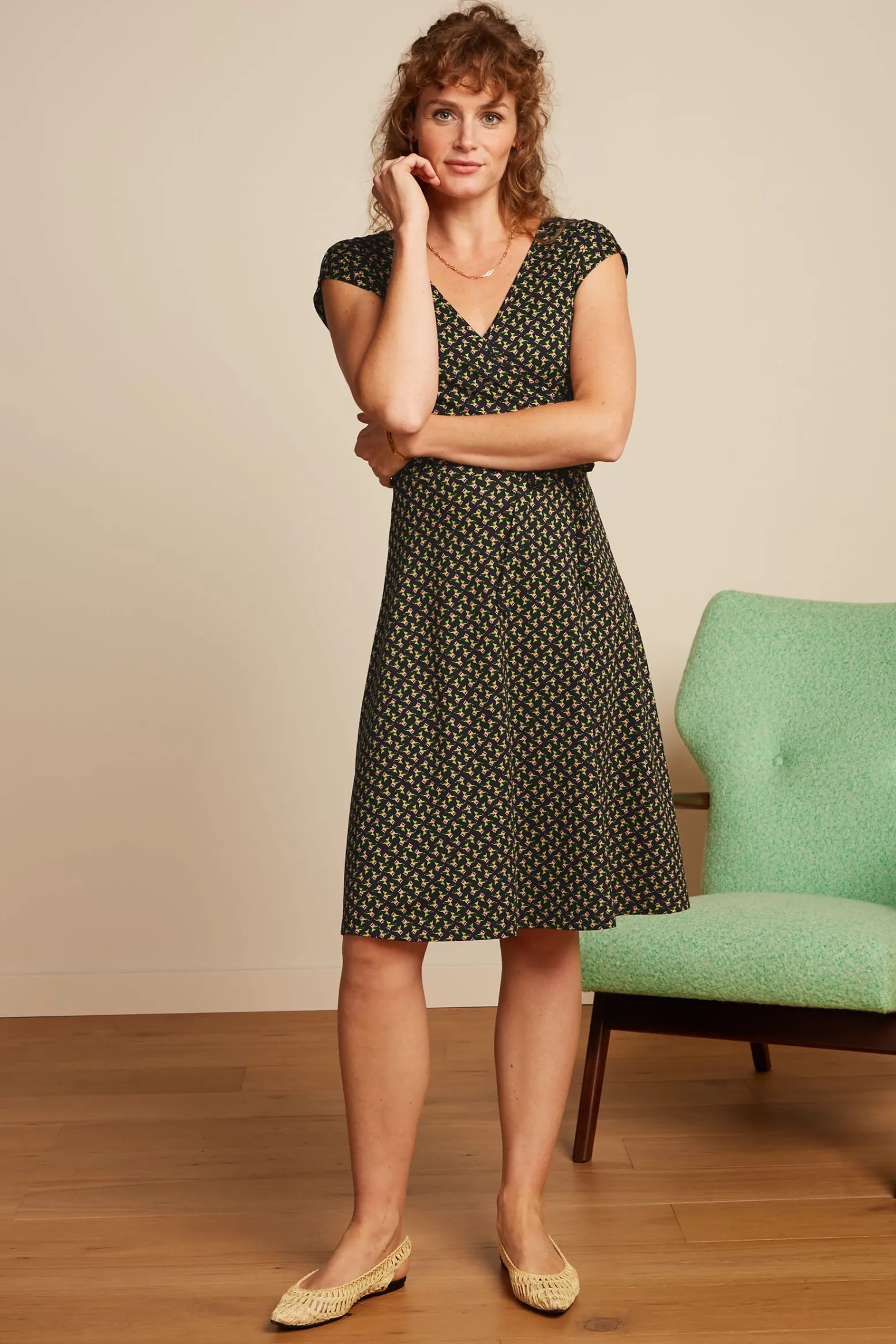 King Louie Jurken|Mira Dress Minerva Black