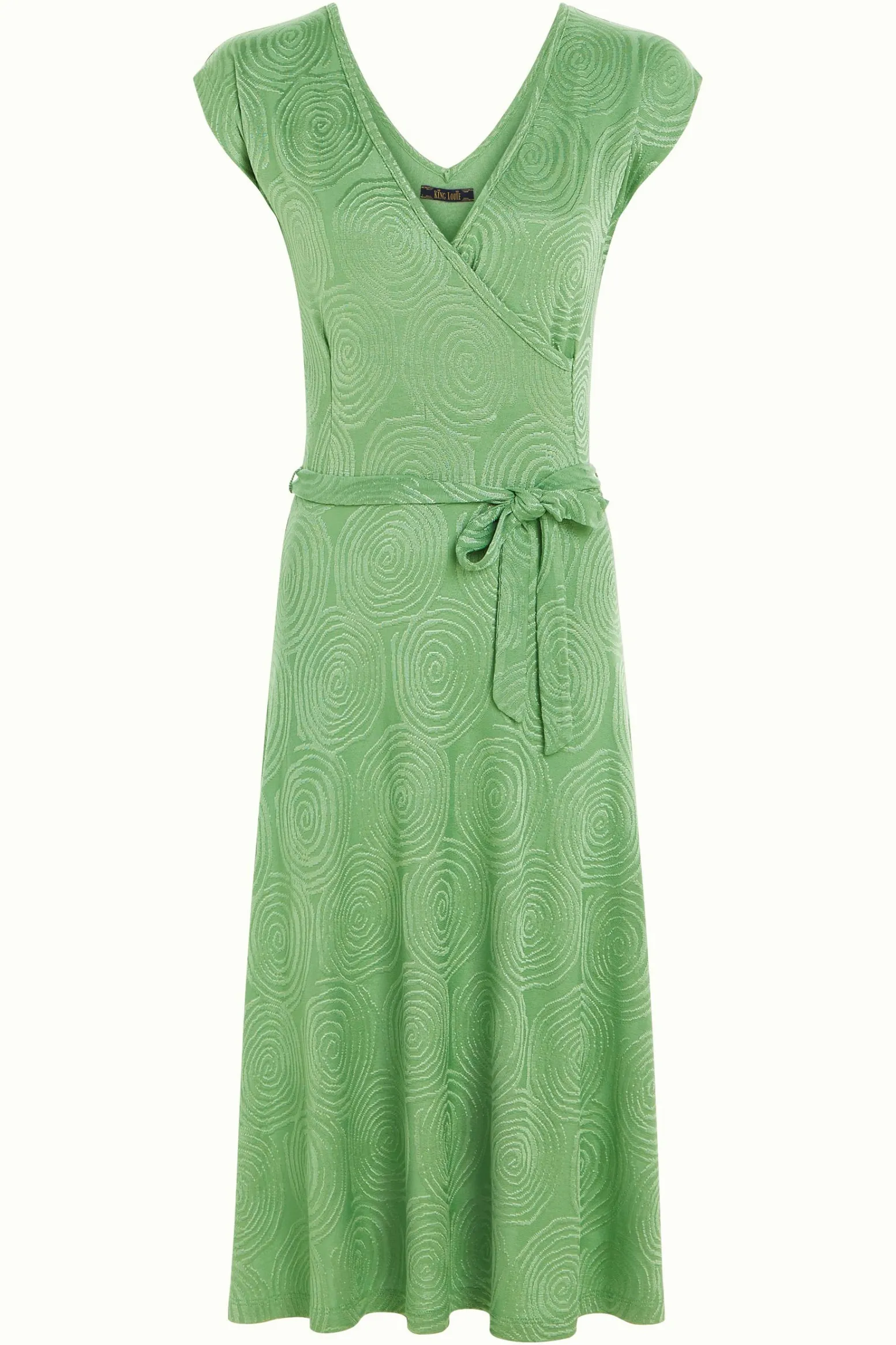 King Louie Jurken|Mira Dress Pop-Up Mineral Green
