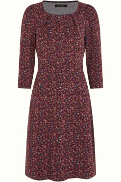 King Louie Jurken|Mona Dress Autumn Storm Blue