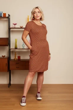 King Louie Jurken|Mona Dress Miro Jalapeno Red