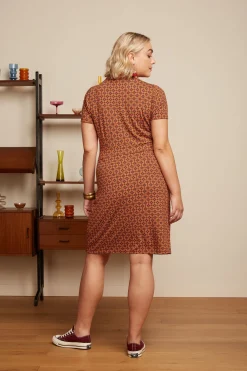 King Louie Jurken|Mona Dress Miro Jalapeno Red