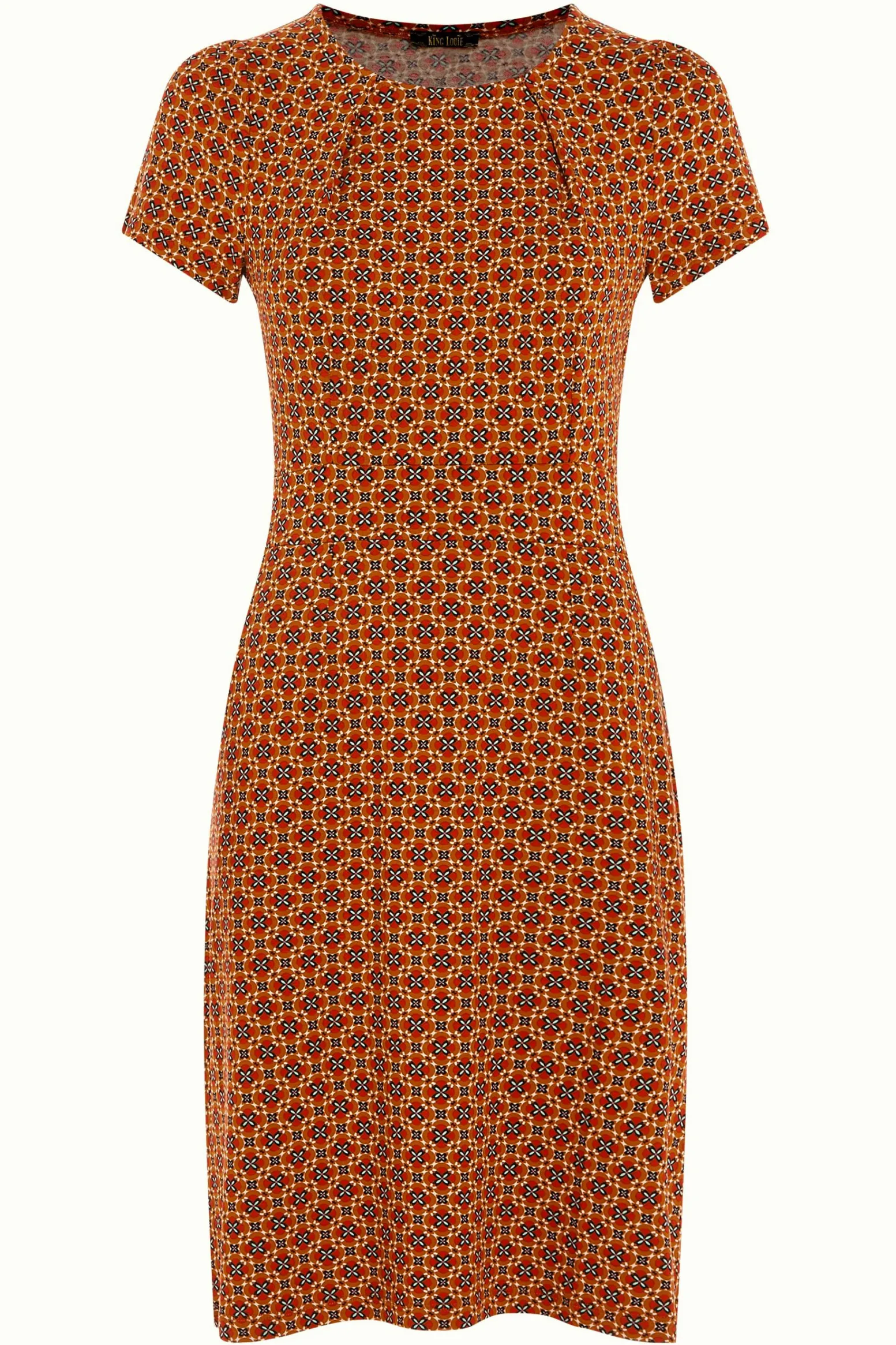 King Louie Jurken|Mona Dress Miro Jalapeno Red