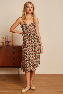 King Louie Jurken|Nadya Dress Jackie Fiery Red