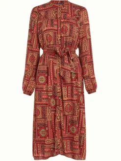 King Louie Jurken|Nala Dress Balthazar Cabernet Red