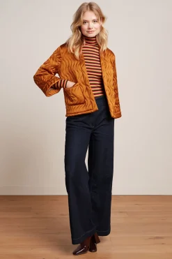 King Louie Jassen & Blazers|Noor Jacket Star Satin Maple Orange