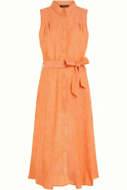 King Louie Jurken|Nova Dress Camonte Reef Coral