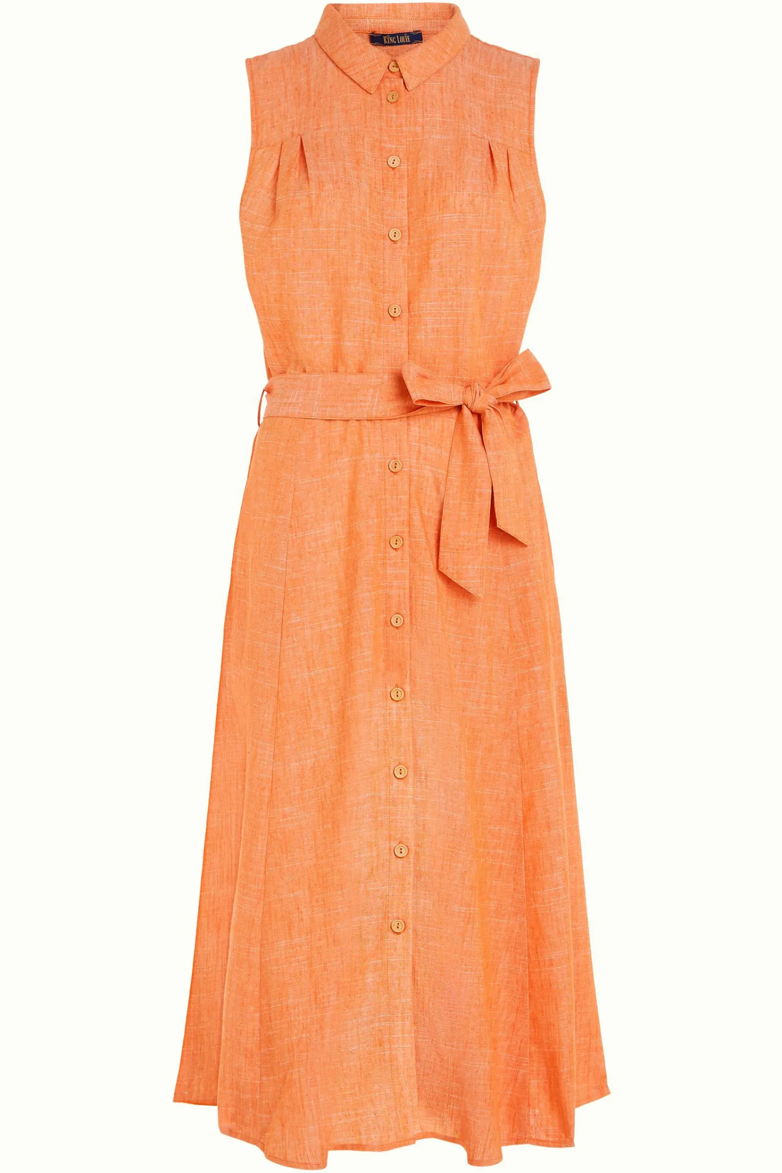 King Louie Jurken|Nova Dress Camonte Reef Coral