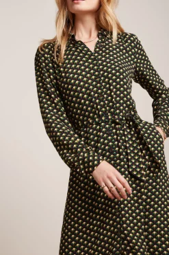 King Louie Jurken|Olive Dress Mayfield Sycamore Green