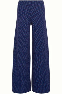 King Louie Broeken|Palazzo Pants Ditto Evening Blue