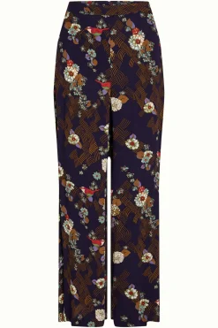 King Louie Broeken|Palazzo Pants Rising Evening Blue