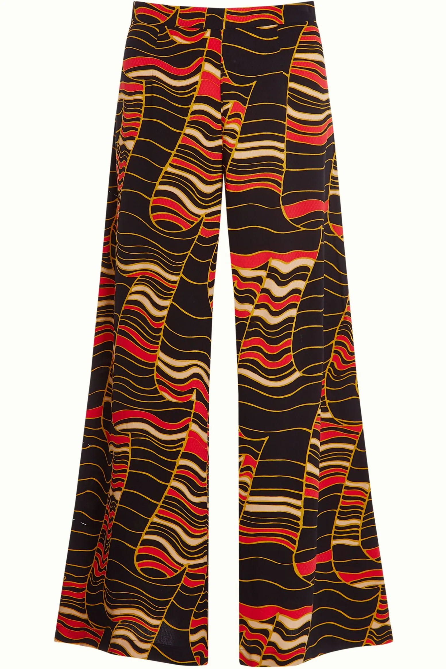 King Louie Broeken|Palazzo Pants Wildly Black