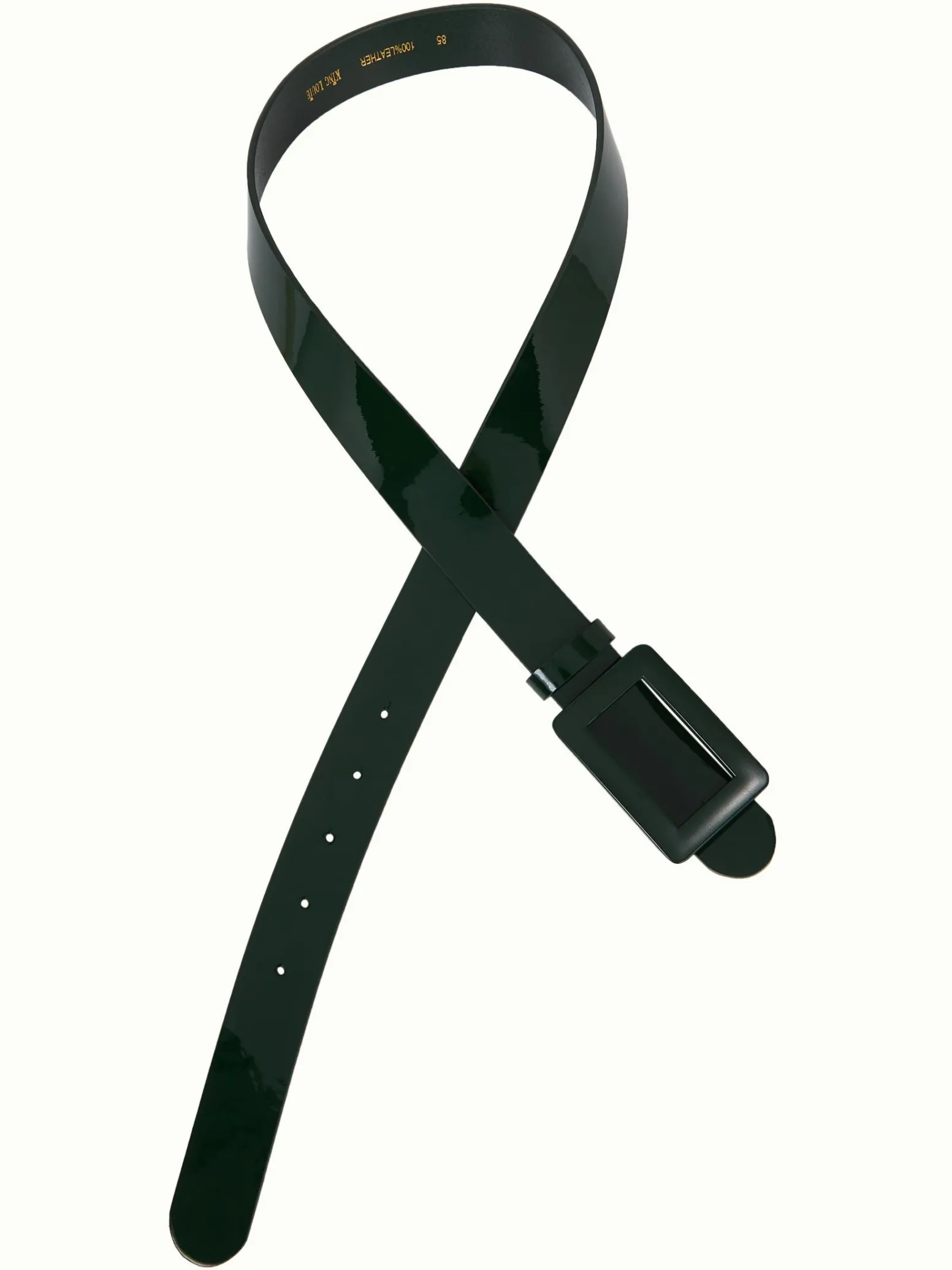 King Louie Accessoires|Patent Belt Sycamore Green