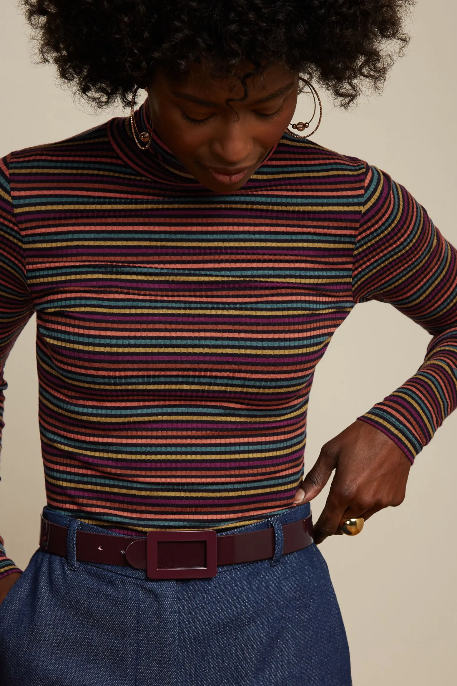 King Louie Accessoires|Patent Belt Cabernet Red