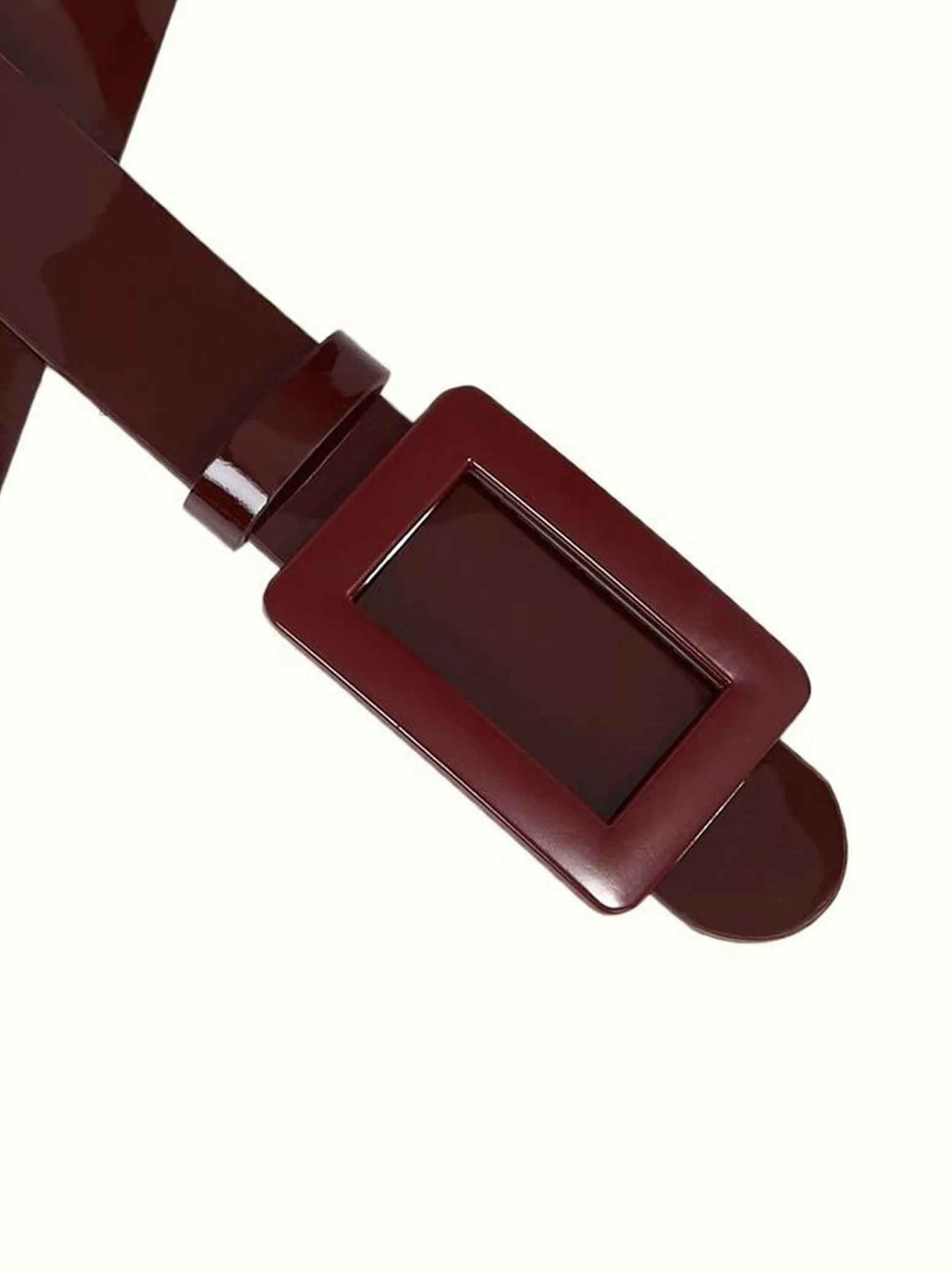 King Louie Accessoires|Patent Belt Cabernet Red