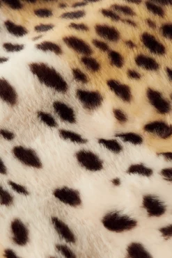 King Louie Jassen & Blazers|Patti Coat Midi Cheetah Fur Ivory
