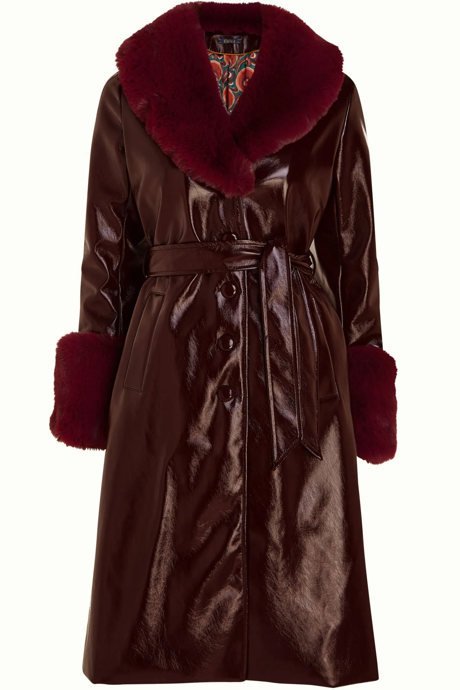 King Louie Jassen & Blazers|Peyton Coat Outshine Bordeaux Red