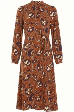 King Louie Jurken|Phoebe Dress Cecilia Spicy Brown