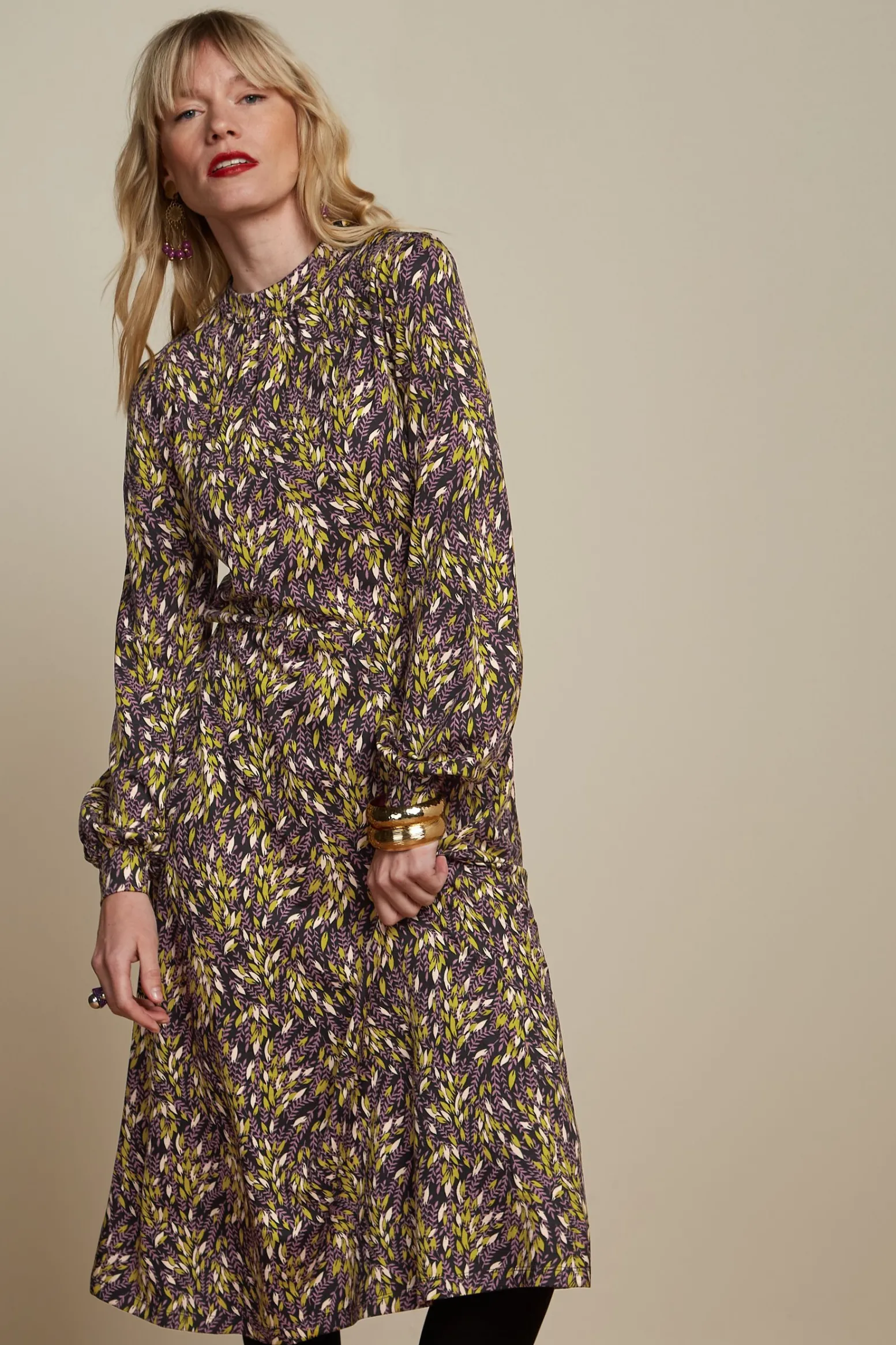 King Louie Jurken|Phoebe Dress Osio Black