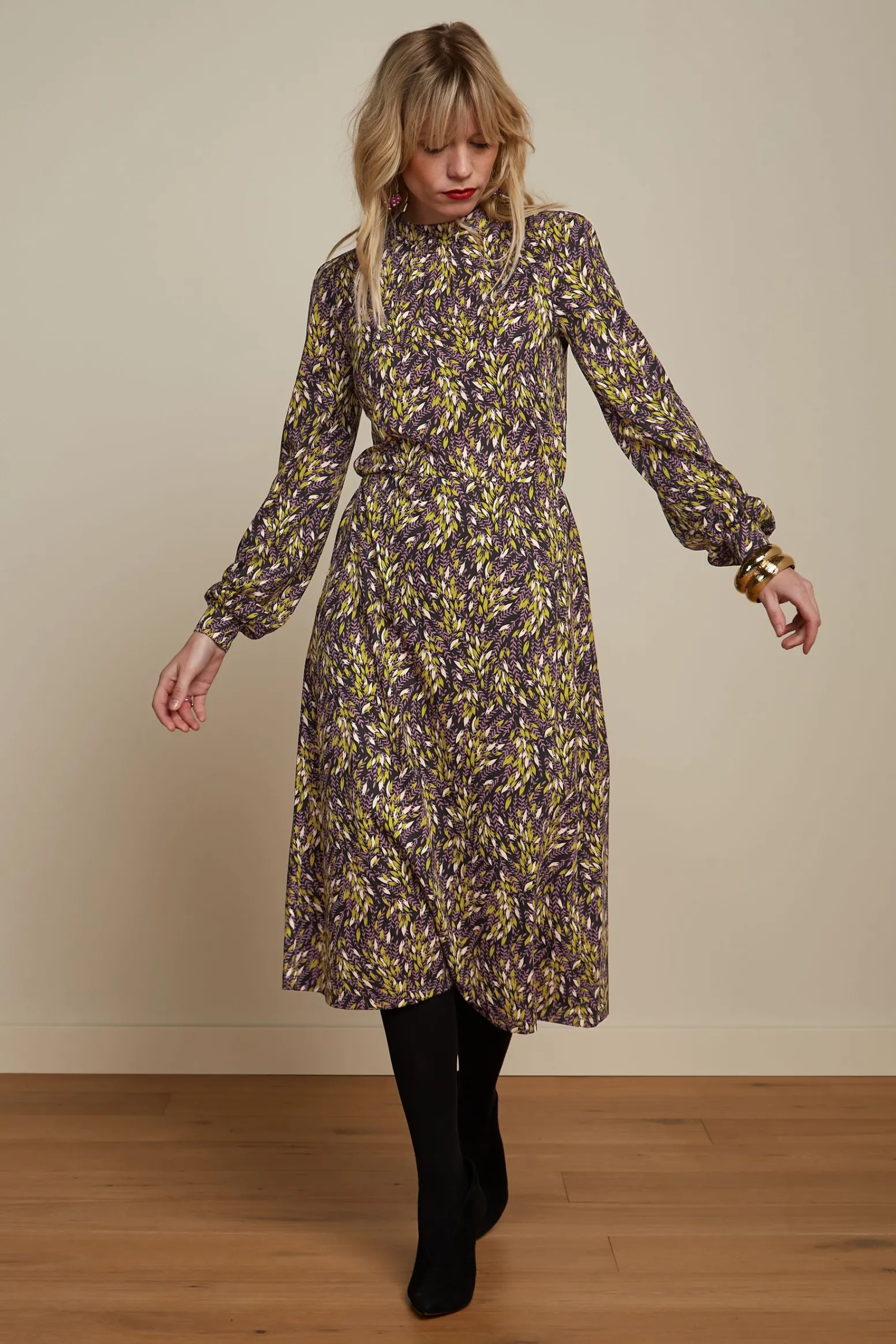 King Louie Jurken|Phoebe Dress Osio Black