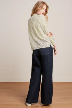 King Louie Tops & Shirts|Phoebe Top Artiste Lace Ivory