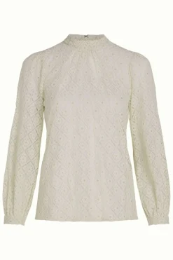 King Louie Tops & Shirts|Phoebe Top Artiste Lace Ivory