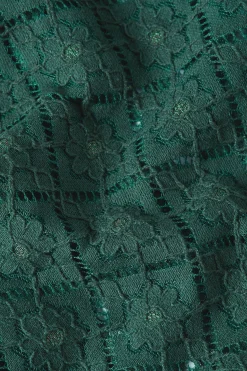 King Louie Tops & Shirts|Phoebe Top Artiste Lace Amazon Green